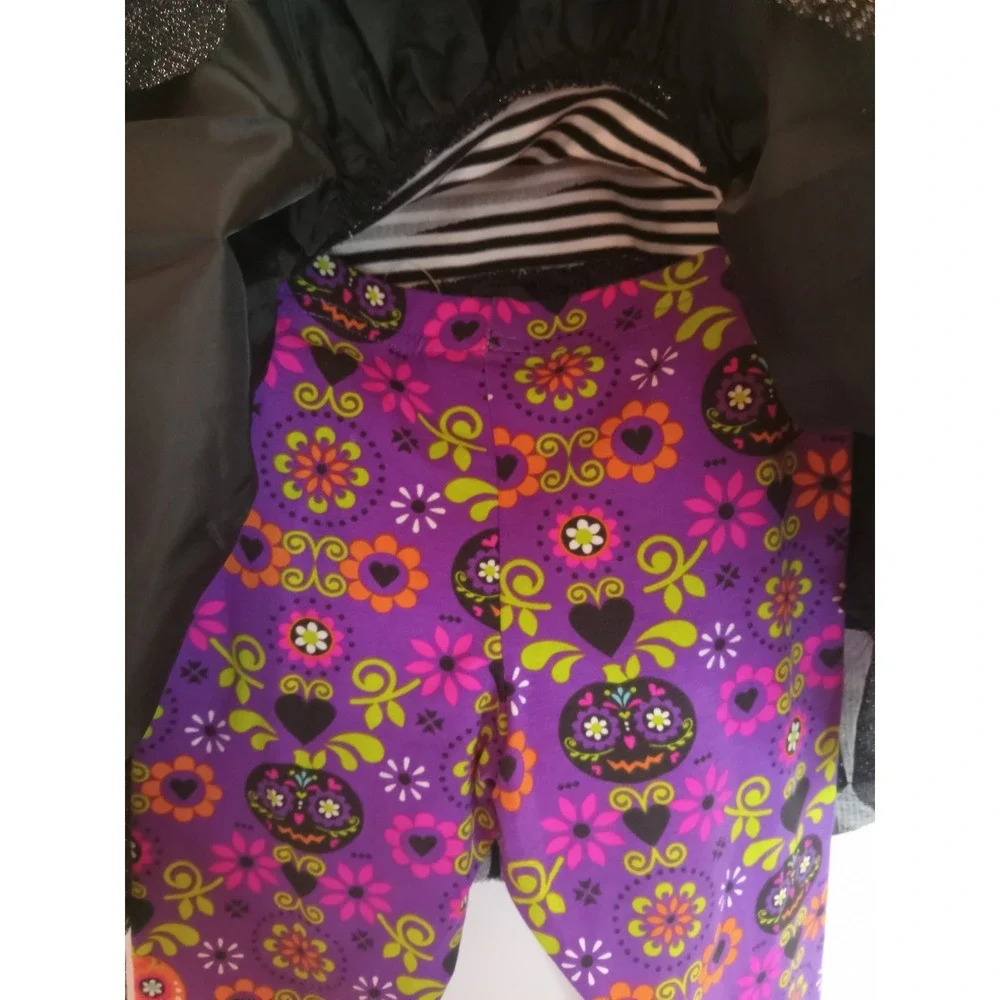 NEW! GIRLS EMILY‎ ROSE 2 PIECE HALLOWEEN LONG SLEEVE TUTU TOP & PANT SET! Sz 2T